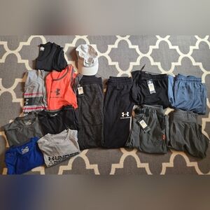Under Armour Black and Gray Men's Joggers